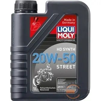 Моторное масло Liqui Moly 3816 Motorbike HD Synth Street 20W-50 1л