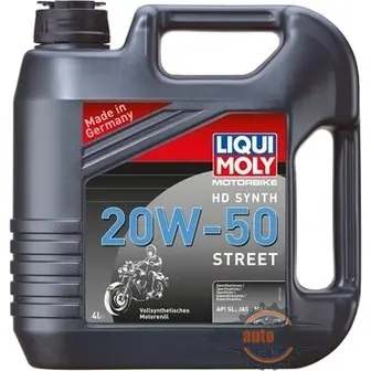 Моторное масло Liqui Moly 3817 Motorbike 4T Synth Street 20W-50 4л