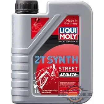 Моторное масло Liqui Moly 3980 Motorbike 2T Synth Street Race 1л