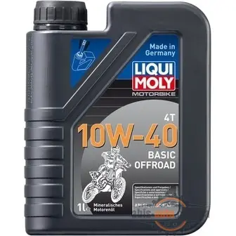 Моторное масло Liqui Moly Motorbike 4T Basic Offroad 10W-40 1л