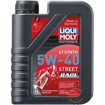 Моторное масло Liqui Moly Motorbike 4T Synth Street Race 5W-40 1л