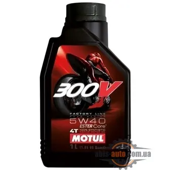 Моторное масло Motul 300V Factory Line Road Racing 5W40 1л
