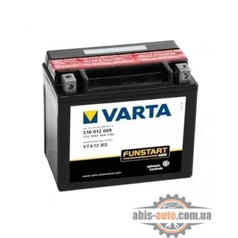 Varta 6CT-10 FUNSTART AGM (YTX12-4, YTX12-BS)